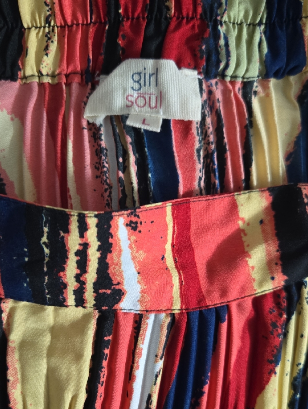 Girl Soul Multicolor Strapless Skirts